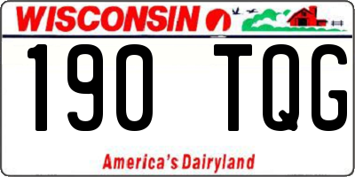 WI license plate 190TQG