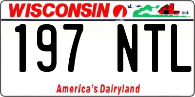 WI license plate 197NTL