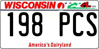 WI license plate 198PCS
