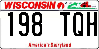 WI license plate 198TQH