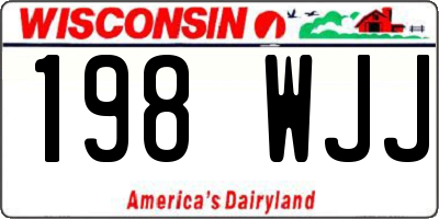 WI license plate 198WJJ