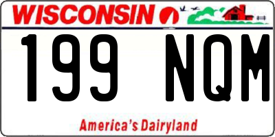 WI license plate 199NQM