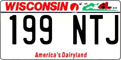 WI license plate 199NTJ