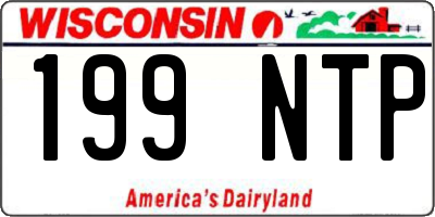 WI license plate 199NTP