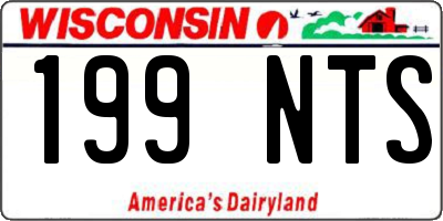 WI license plate 199NTS