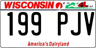 WI license plate 199PJV