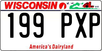 WI license plate 199PXP