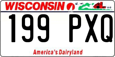 WI license plate 199PXQ