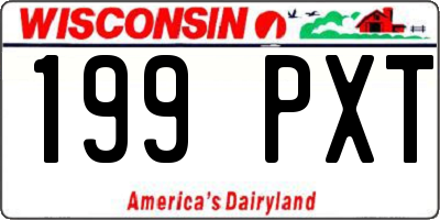 WI license plate 199PXT