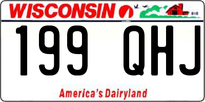 WI license plate 199QHJ