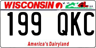 WI license plate 199QKC
