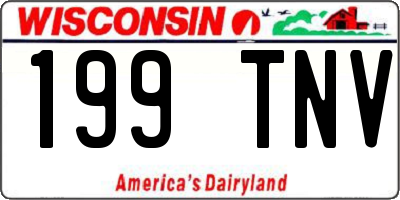 WI license plate 199TNV
