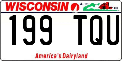 WI license plate 199TQU