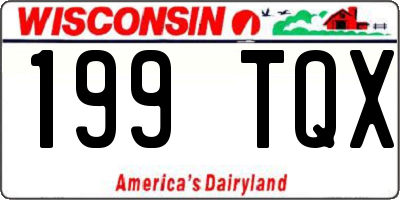 WI license plate 199TQX
