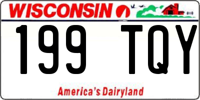 WI license plate 199TQY