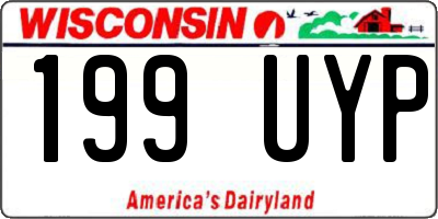 WI license plate 199UYP