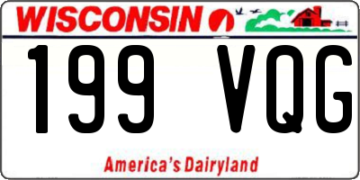 WI license plate 199VQG