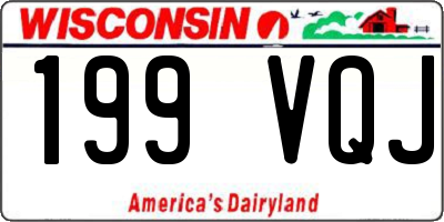 WI license plate 199VQJ