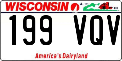 WI license plate 199VQV