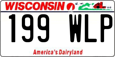WI license plate 199WLP
