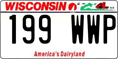WI license plate 199WWP