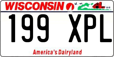 WI license plate 199XPL