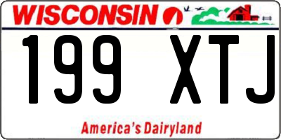 WI license plate 199XTJ