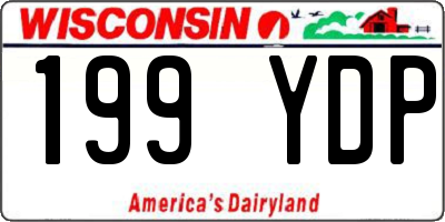 WI license plate 199YDP