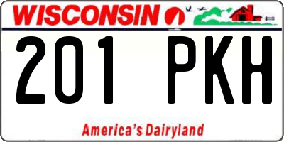WI license plate 201PKH