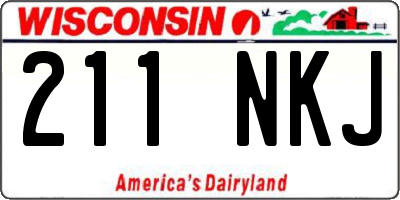 WI license plate 211NKJ