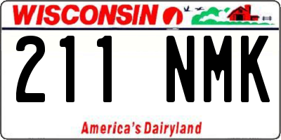 WI license plate 211NMK