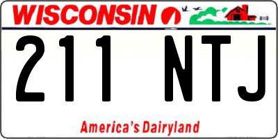 WI license plate 211NTJ