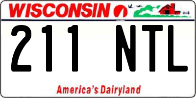 WI license plate 211NTL