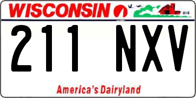 WI license plate 211NXV