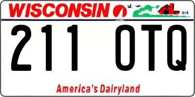 WI license plate 211OTQ
