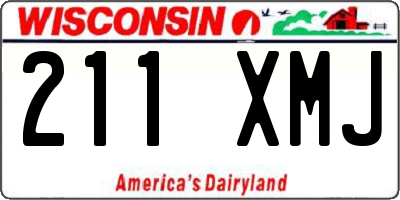 WI license plate 211XMJ