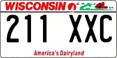 WI license plate 211XXC