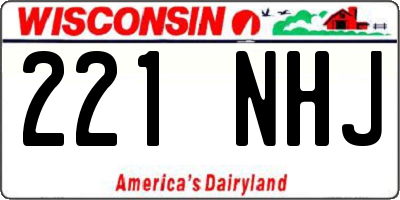 WI license plate 221NHJ