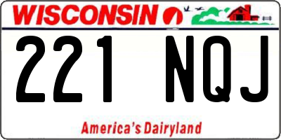WI license plate 221NQJ