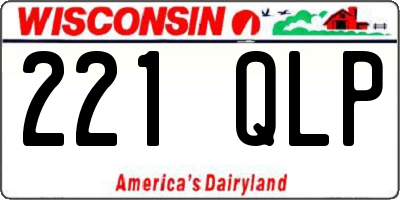 WI license plate 221QLP