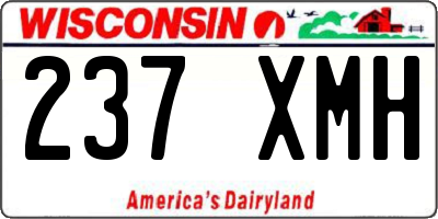 WI license plate 237XMH