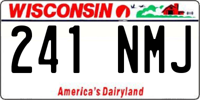WI license plate 241NMJ