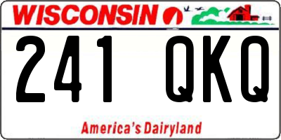 WI license plate 241QKQ