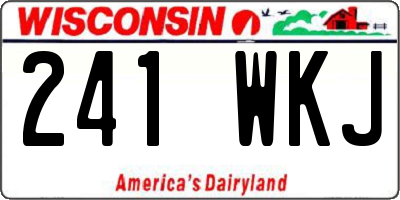WI license plate 241WKJ