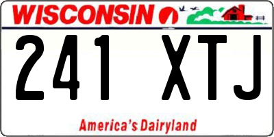 WI license plate 241XTJ