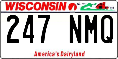 WI license plate 247NMQ
