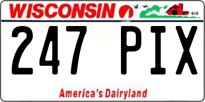 WI license plate 247PIX