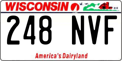 WI license plate 248NVF