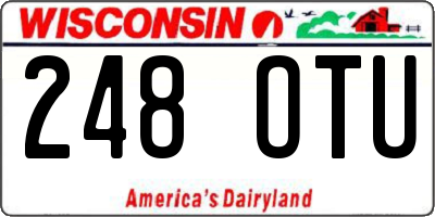 WI license plate 248OTU