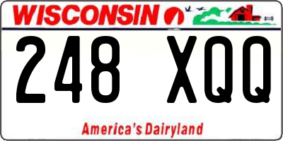WI license plate 248XQQ